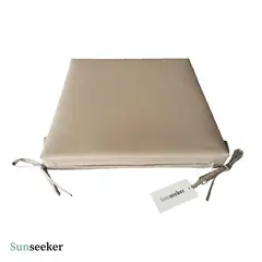 SUNSEEKER - Cojín Silla Exterior Almohada Beige 40 x 40 x 5 cm