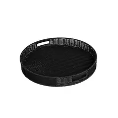 TEMPODECO - Bandeja Redonda Black