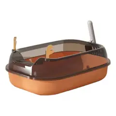 GENERICO - Arenero Grande Sanitario De Gatos Con Pala 50cm Naranja