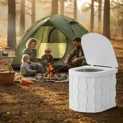 BABYLUNA - Inodoro Portátil Y Plegable Multiuso Para Camping Gris