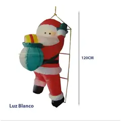 GENERICO - Santa Claus Inflable 12 metros - Adornos de Navidad