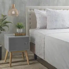 NAUTICA - Jgo.Sábanas estampada 2PL HOME Poliester 95 grs-Beige
