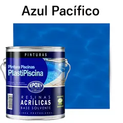 EPOXY - PINTURA PISCINA - PLASTIPISCINA - 4L TONO Azul Pacífico