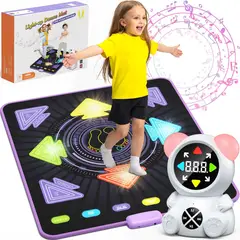 PUREPOWER - Alfombra Música Eléctrica Juego Pad de Baile con Luz Indicadora LED-02