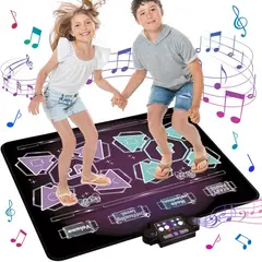 PUREPOWER - Alfombra Música Eléctrica Juego Pad de Baile con Luz Indicadora LED-05
