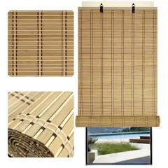 HOMEBRANDT - Cortina De Bambu Persiana Roller Enrollable 60x150cm