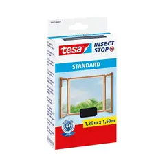 TESA - Malla Mosquitera Standard Ventana Negra 130x150m