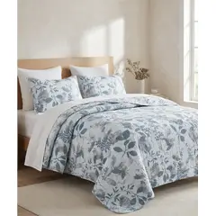 GENERICO - Cubrecama Quilt Verano 2 Plazas - Timeless XF103