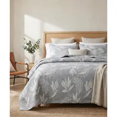 GENERICO - Cubrecama Quilt Verano 2 Plazas - Havana Gris XF100