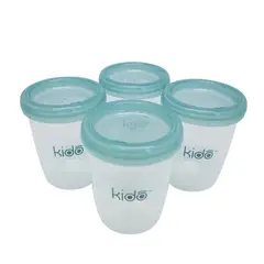 KEEP - Set 4 Vasos PP Kido 180ml Reutilizables Porta Snack - PS