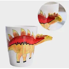 GENERICO - Taza Tazon Mug Dinosaurio 3D