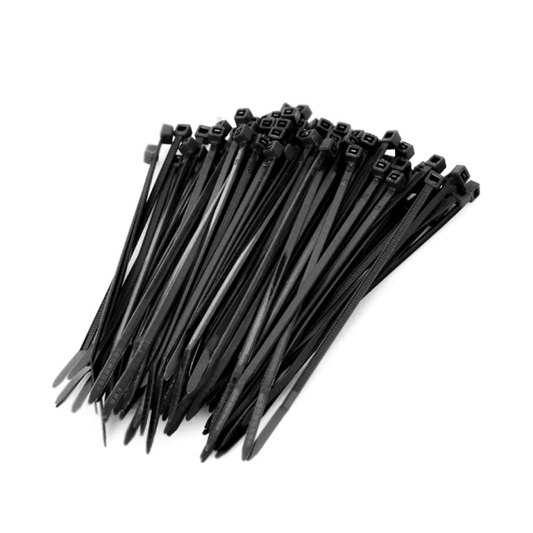 AMARRACABLES 08 NEGRO (4.6 X 203MM) 100 UNIDADES