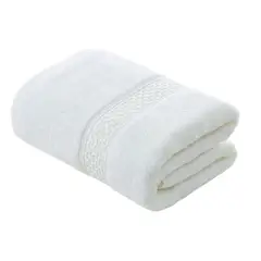 GARSIL - Toalla de Baño Cuerpo Blanca 100% Algodon Gruesa
