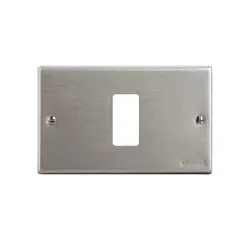 BTICINO - Placa Aluminio Oxidal 1 Puesto