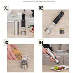 MOVI - MOLINILLO DE PIMIENTA Y ESPECIAS EN ACERO INOXIDABLE