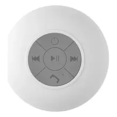 SUPERCENTER - Parlante Ducha Bluetooth Manos Libre Impermeable Blanco
