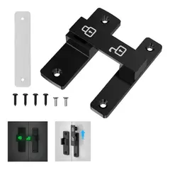 KUANGYE - 180° Antirrobo Enganche De Puerta Cerrojo Sin Taladrar