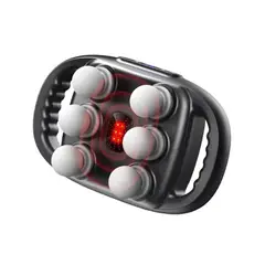 NOVYSTOR - Masajeador Portátil Inalámbrico 6 Cabezales Recargable