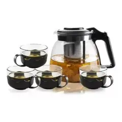GENERICO - Tetera material Vidrio Infusor hierbas 900ml