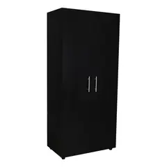 FMFURNITURE - Closet 2 Puertas Fm Melmaina 180x80x48 Cm Negro