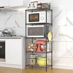 GENERICO - Rack Metálico Multiuso de 5 Pisos