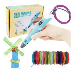 GENERICO - Lapiz Impresora 3d con 9 mts filamentos Top Ventas