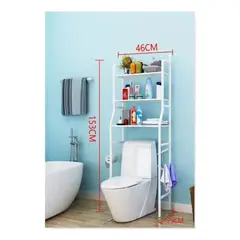 GENERICO - Estante Mueble de Baño Rack Organizador de 3 Niveles
