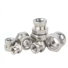 SOLIOT - Pack 10 Fijaciones Tuercas Antirrobo M6 De Acero Inoxidable