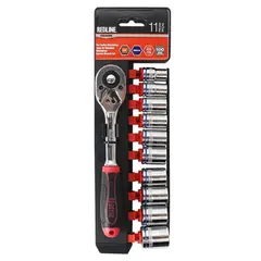 RED LINE - Juego de dados 3/8" 11 piezas