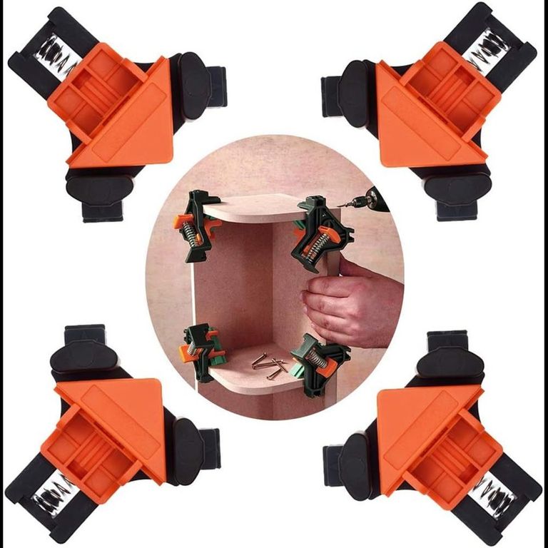 ABRAZADERA ÁNGULO RECTO 90 GRADOS CLIPS DE FIJACIÓN