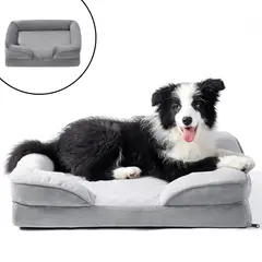 ATURE - Cama Colchon Ortopédica Perros Mascotas 70cm De Tela Mediano