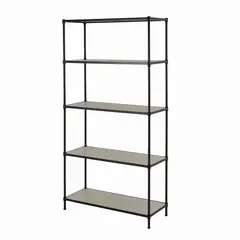 GENERICO - Estante Cromado Epóxico 5 Niveles - 180 x 90 x 35 cm