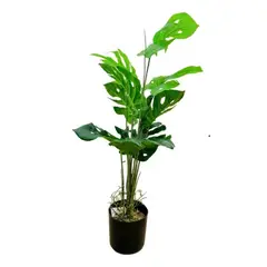 GENERICO - Plantas artificiales monstera decoración hogar