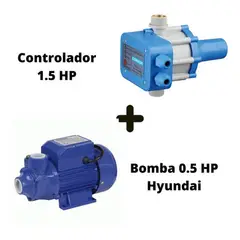 GENERICO - Bomba Periférica 05 HP Hyundai + Controlador