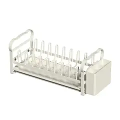 GENERICO - Escurridor De Platos Metalico Con Porta Cubiertos.