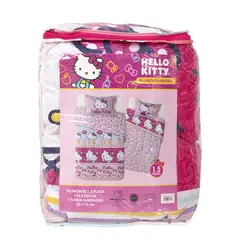 MASHINI - Plumón reversible 1pl y 1.5 pl Hello Kitty Sparkle