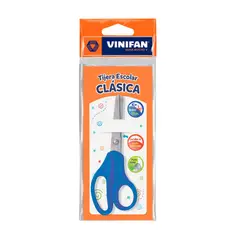 GENERICO - Tijera Escolar Clásica Vinifan - 1 ud - Azul - Tamano Unico