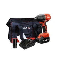 YATO - Llave de Impacto Inalámbrica 18V con 850Nm YT-82860