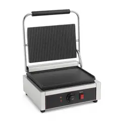 BOZZO - Plancha Panini Grill Eléctrica Sobremesa