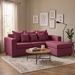 COLBOX - Seccional Atos 3.1 Tela Poliéster 215x160x98 Cm Chaise Longue Intercambiable