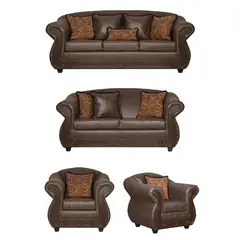 BLACK FACTORY - Juego de Living 3 2 1 1 Estambul