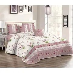 ANGELES DEL HOGAR - CUBRECAMA QUILT DE VERANO CON DISEÑO TF 1.5