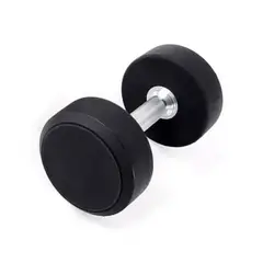 SDFIT - Mancuernas Redondas Pu 30 Kg Negro