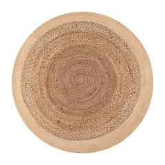DIB - Alfombra Yute Braided BRC-197 A Natural Beige 150x150
