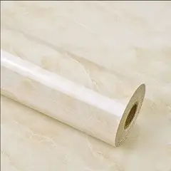 GENERICO - Papel Tapiz Adhesivo Mármol Impermeable Para Encimera Cajon 10m Beige