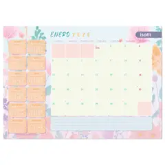 ASCOTT - Planner Calendario Agenda Mensual Escritorio Mujer - 10uni
