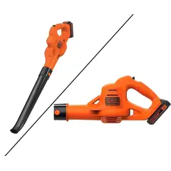 BLACK+DECKER - Soplador De Hojas Inalambrico Black Decker Lsw221