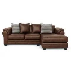 AMERICA DECORA - Sofá Seccional 4 Cuerpos XL Con Resorte Estructural Grandón Envejecido.