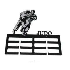 GENERICO - Medallero Porta Medallas de Judo - Blanco