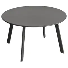 ATMOSPHERA - Mesa Terraza Redonda Metal Gráfito D. 50 X 45 cm
